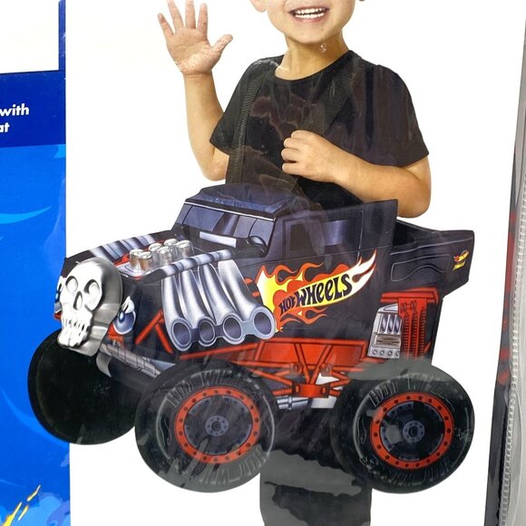 Spirit Halloween Hot Wheels Bone Shaker Toddler Ride Along Costume One Size - Picture 4 of 9